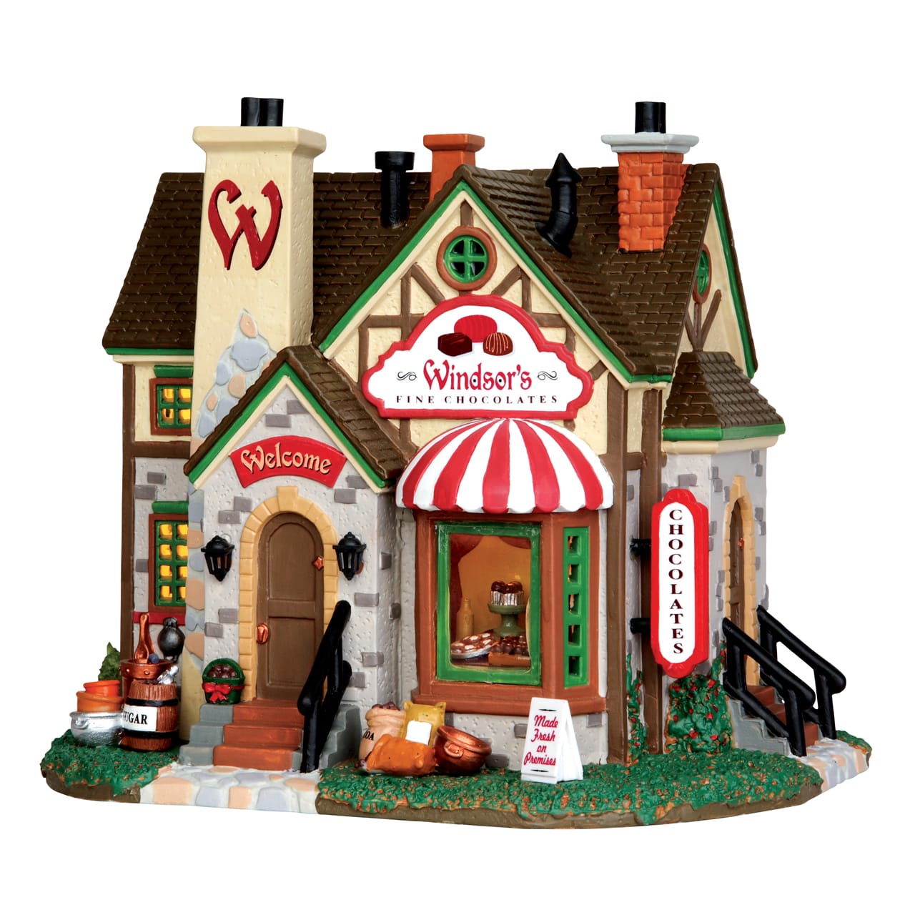 lemax-fine-chocolate-shop-beleuchtetes-haus image 1