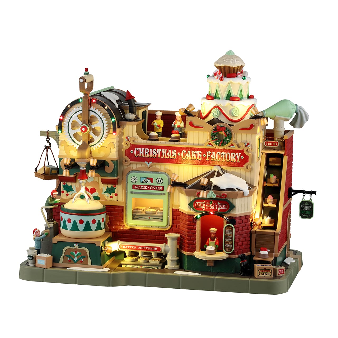 lemax-christmas-cake-factory-caddington-miniaturgeb-ude-beleuchtet image 1