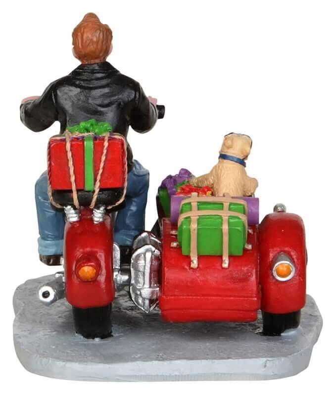 lemax-side-car-santa-weihnachtsfigur-santa-mit-beiwagen image 3