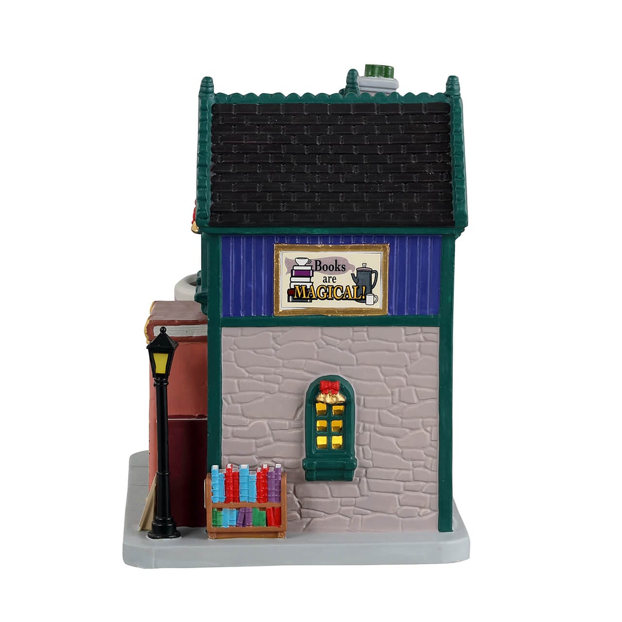lemax-books-and-brews-caf-caddington-miniatur-caf image 3