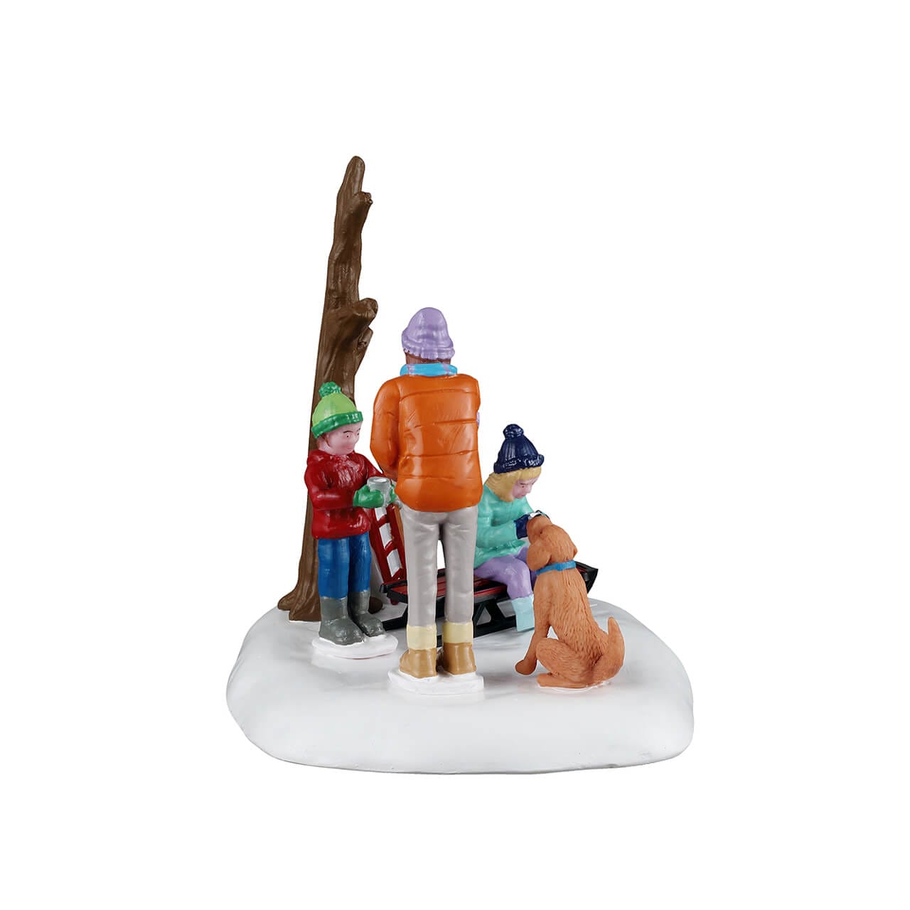 lemax-cocoa-time-miniaturfiguren-familie-mit-hund image 2