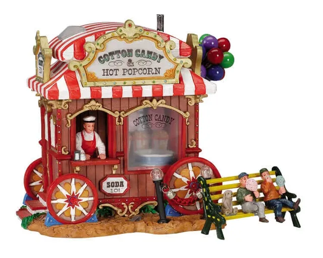 lemax-cotton-candy-stand-miniatur-stand image 1