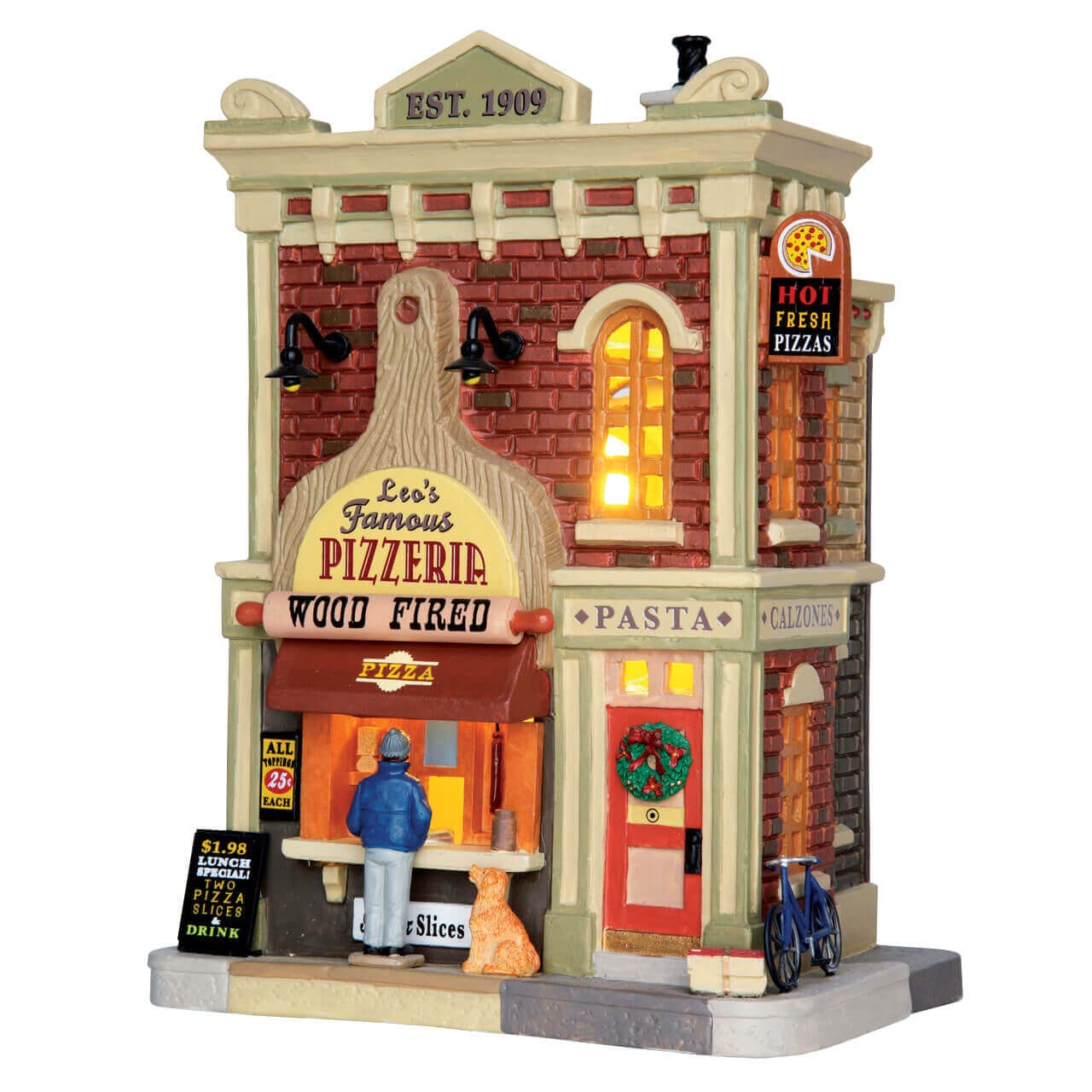 lemax-leo-s-famous-pizzeria-beleuchtete-miniatur-pizzeria image 1