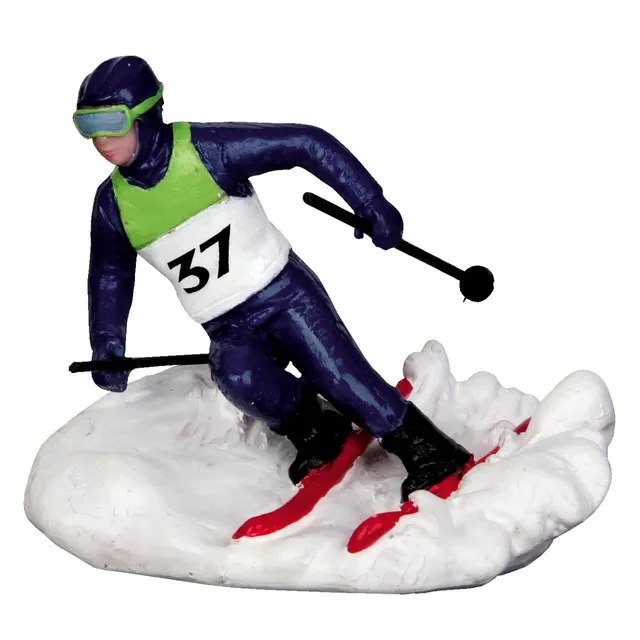 lemax-slalom-racer-miniaturfigur-vail-village image 1