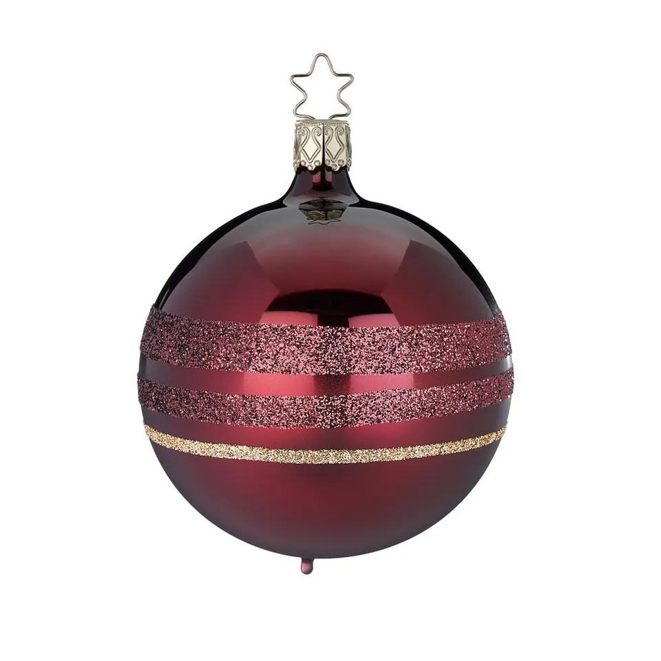 inge-glas-goldener-schimmer-christbaumkugel-8-cm-gold-2 image 1