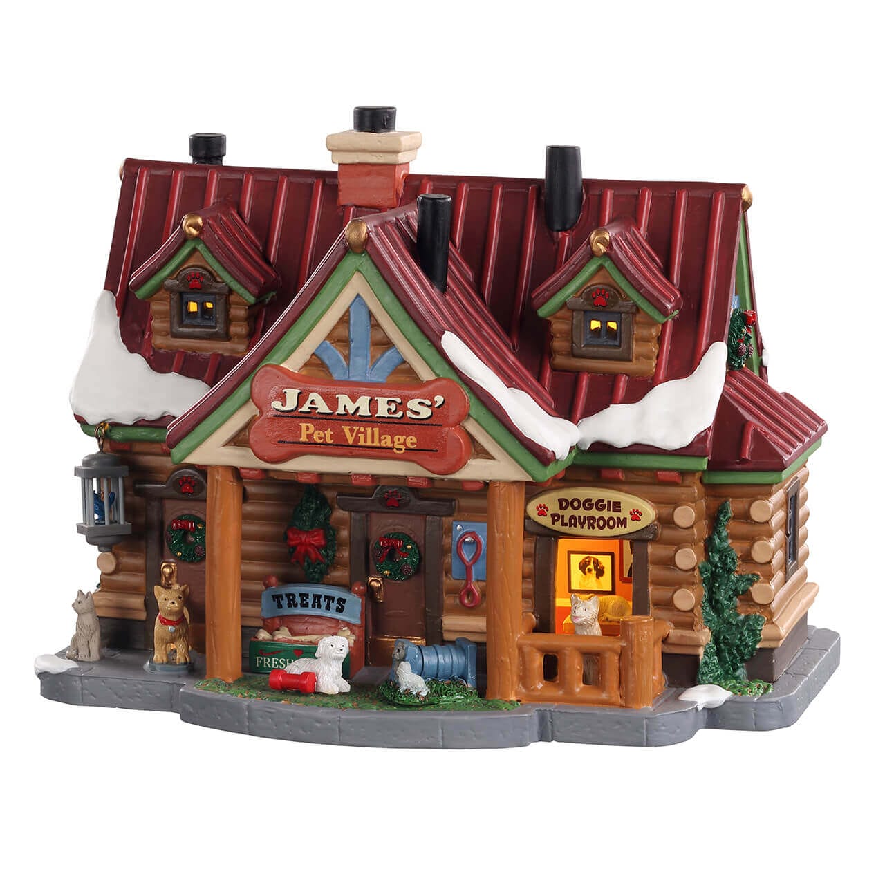 lemax-james-pet-village-beleuchtetes-tierladen-weihnachtshaus image 1
