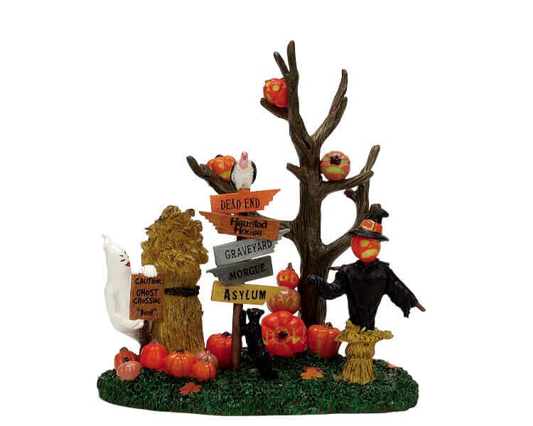 lemax-spookytown-crossroads-spooky-town-figur image 1