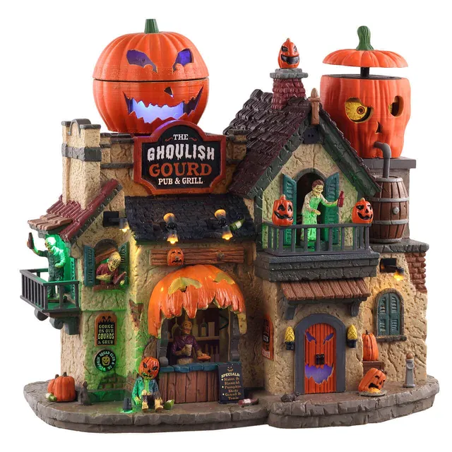 lemax-the-ghoulish-gourd-pub-grill-spooky-town-halloweenhaus image 1