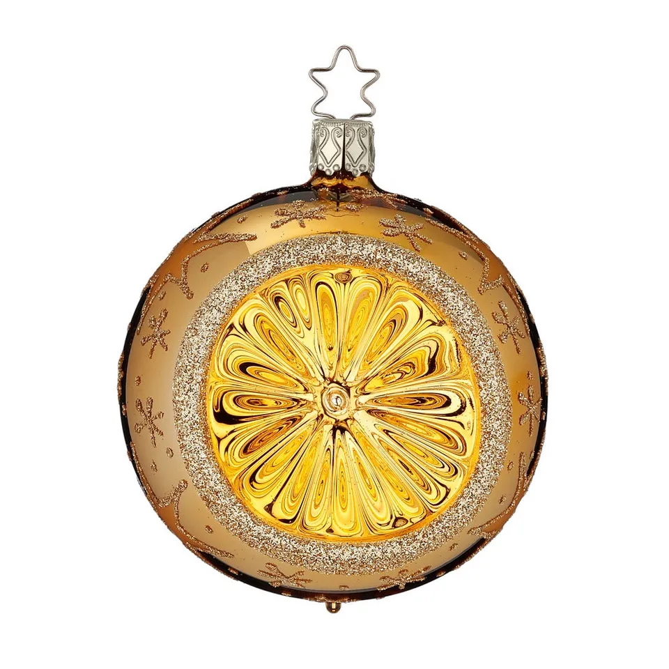 inge-glas-goldener-glanz-christbaumkugel-8-cm-gold image 1