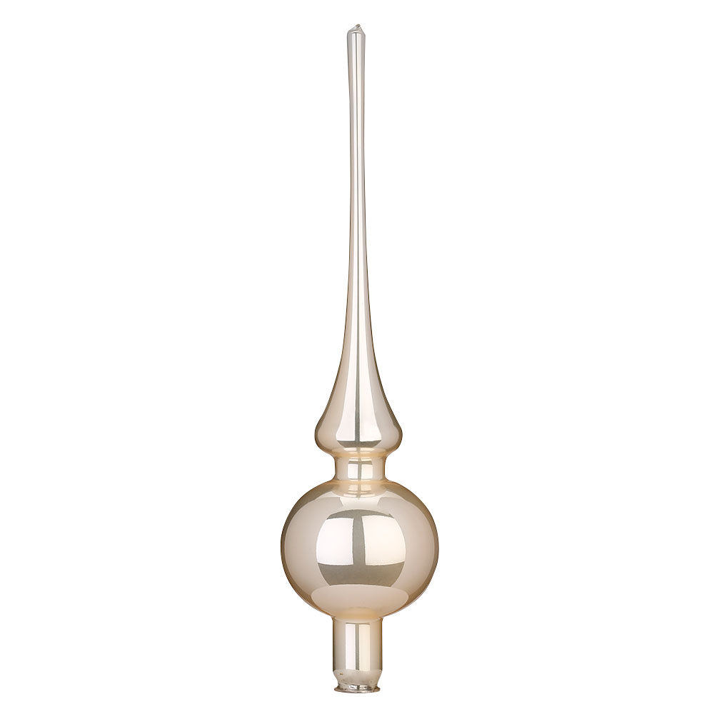 inge-glas-spitze-baumspitze-glas-champagner-opal-7-x-30-cm image 1