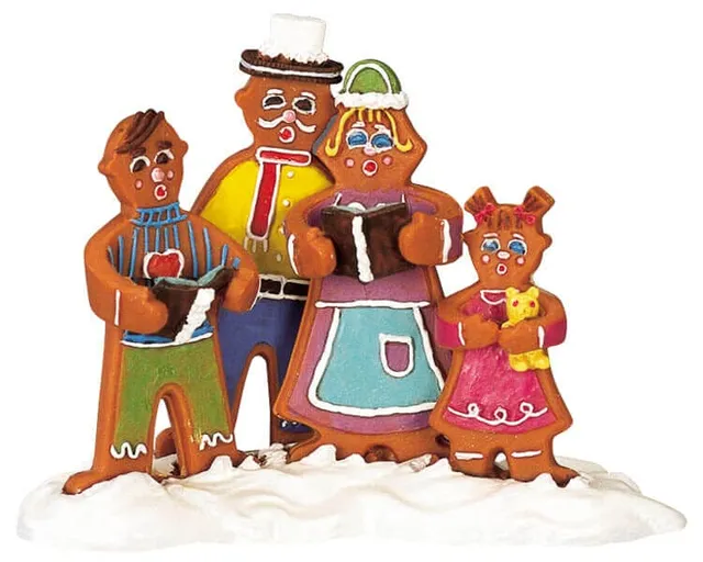 lemax-ginger-family-carolers-singende-lebkuchenfamilie-f-r-sugar-n-spice image 1