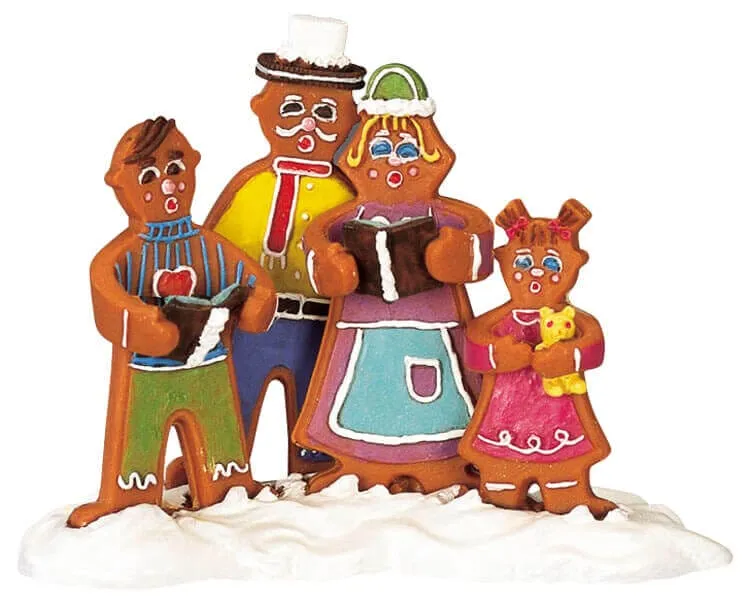 lemax-ginger-family-carolers-singende-lebkuchenfamilie-f-r-sugar-n-spice image 1