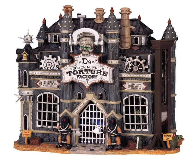 lemax-spooky-town-dr-stretch-n-pull-s-torture-factory-gruselhaus image 1