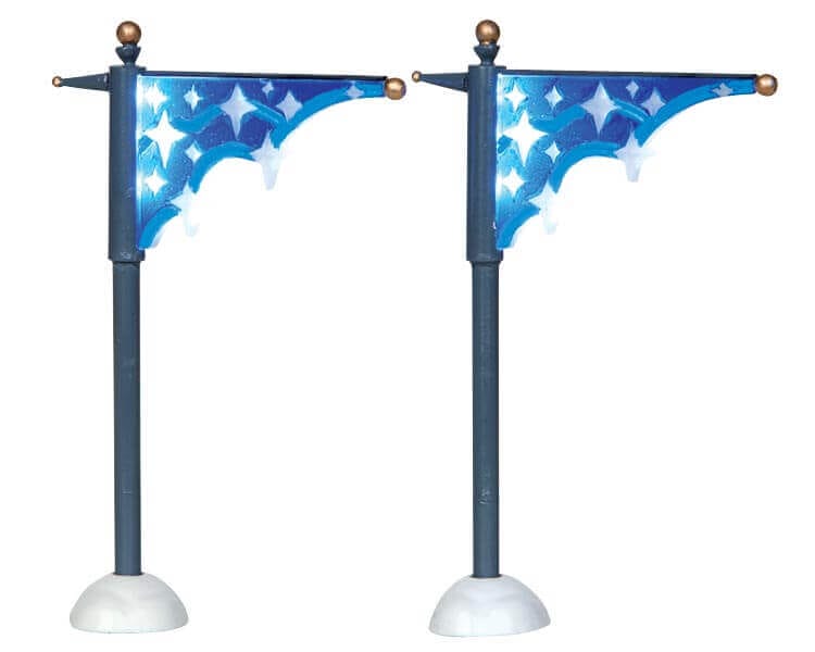 lemax-star-street-banner-weihnachtsdorf-stra-endeko image 1