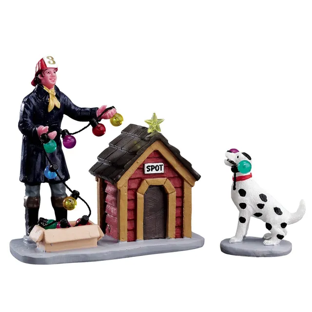 lemax-spot-helps-out-figuren-set-2-teilig image 1