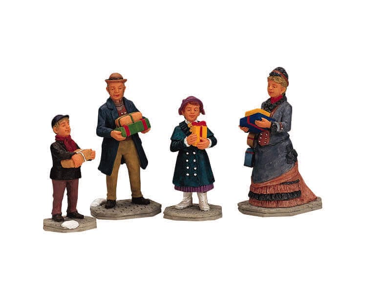 lemax-shopping-family-miniaturfiguren-set-familie image 2