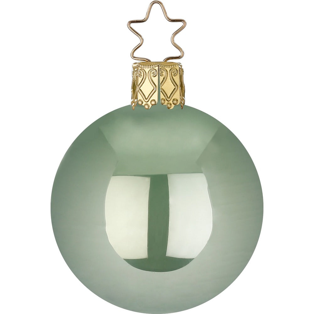 inge-glas-kugel-salbei-opal-christbaumkugel-15-cm image 1