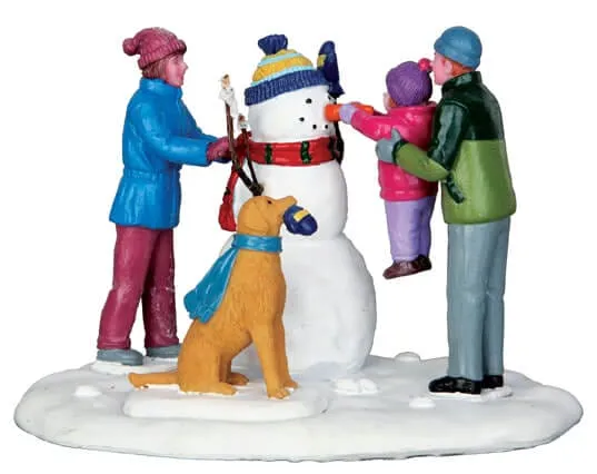 lemax-her-first-snowman-miniaturfigur image 1