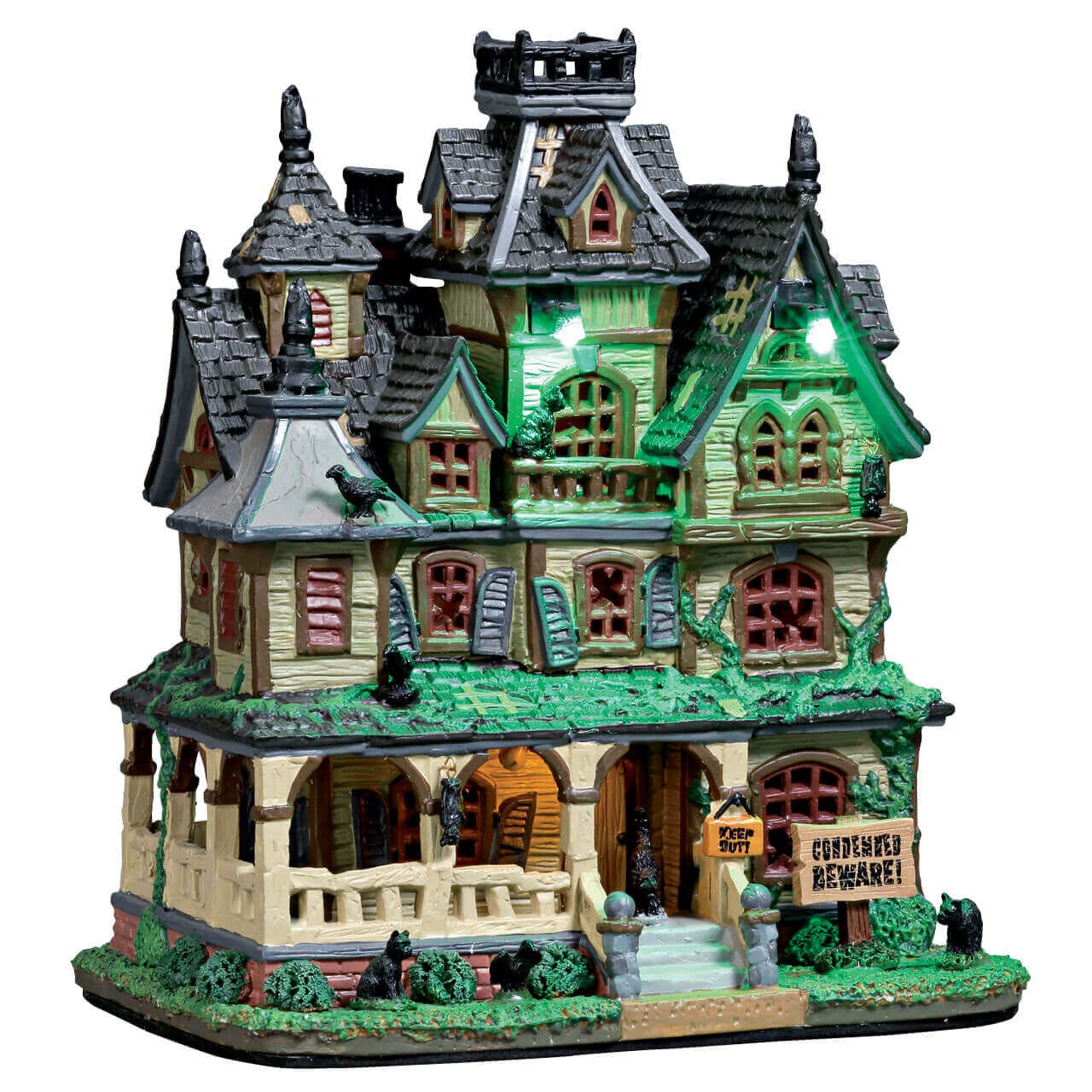lemax-haunted-mansion-beleuchtetes-grusel-haus-spooky-town image 1