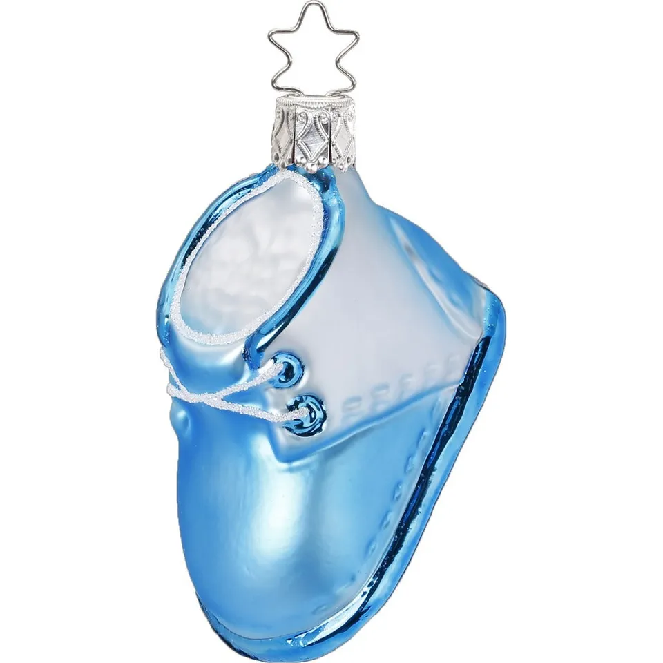 inge-glas-erste-schritte-blau-christbaumkugel-8-cm image 1