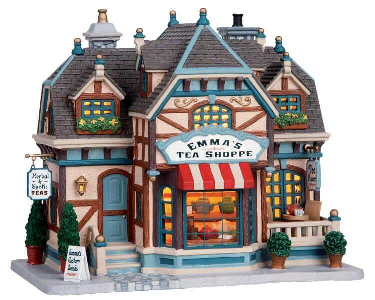 lemax-emma-s-tea-shoppe-miniaturhaus-beleuchtet image 1