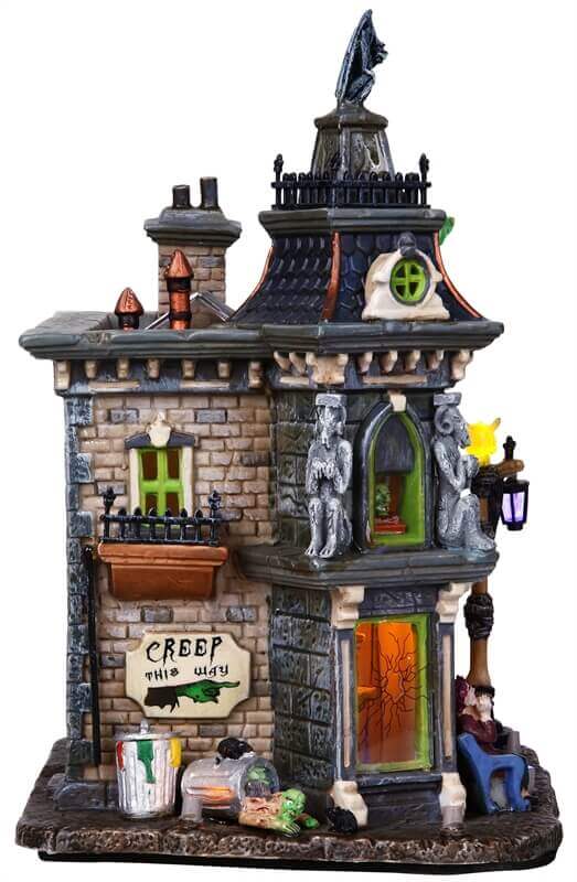 lemax-zombie-s-cafe-beleuchtetes-spooky-town-haus image 3