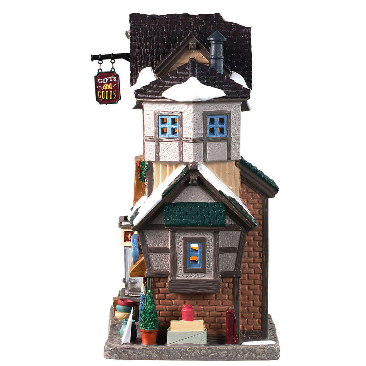 lemax-willow-square-gift-merchant-miniatur-geschenkeladen image 2