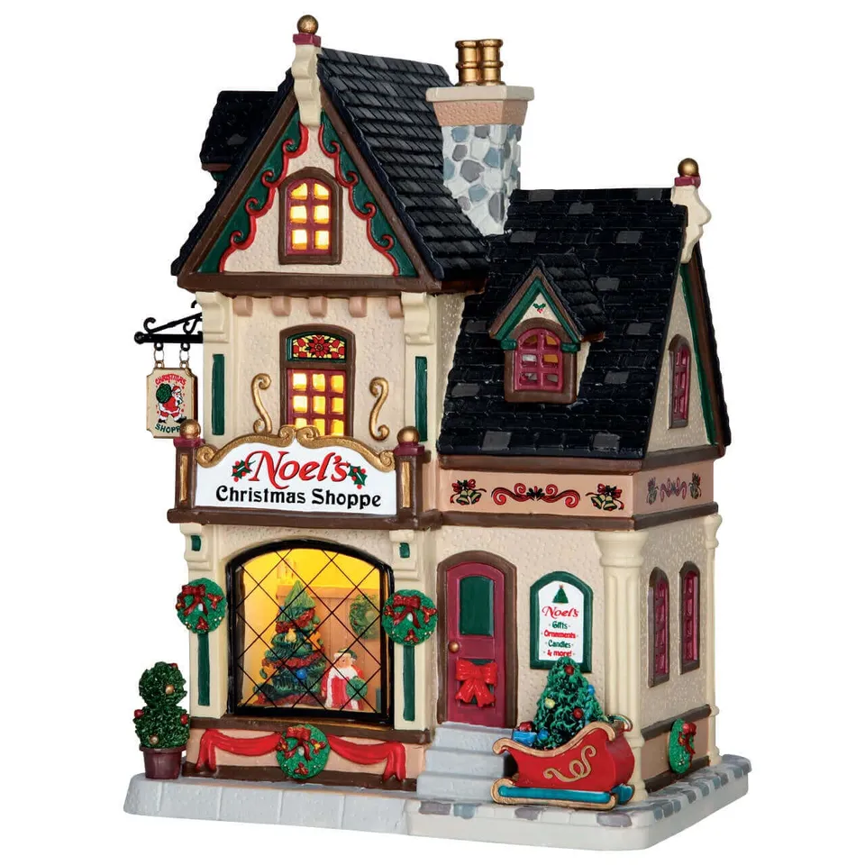 lemax-noel-s-christmas-shoppe-miniatur-weihnachtsladen image 1