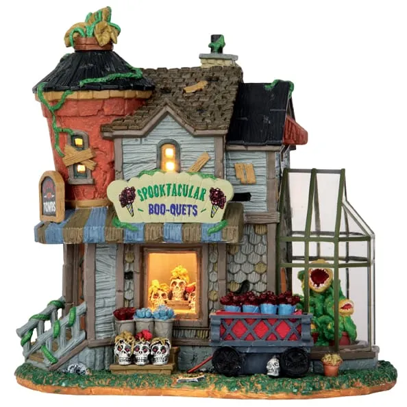 lemax-spooktacular-boo-quets-spooky-town-haus image 1