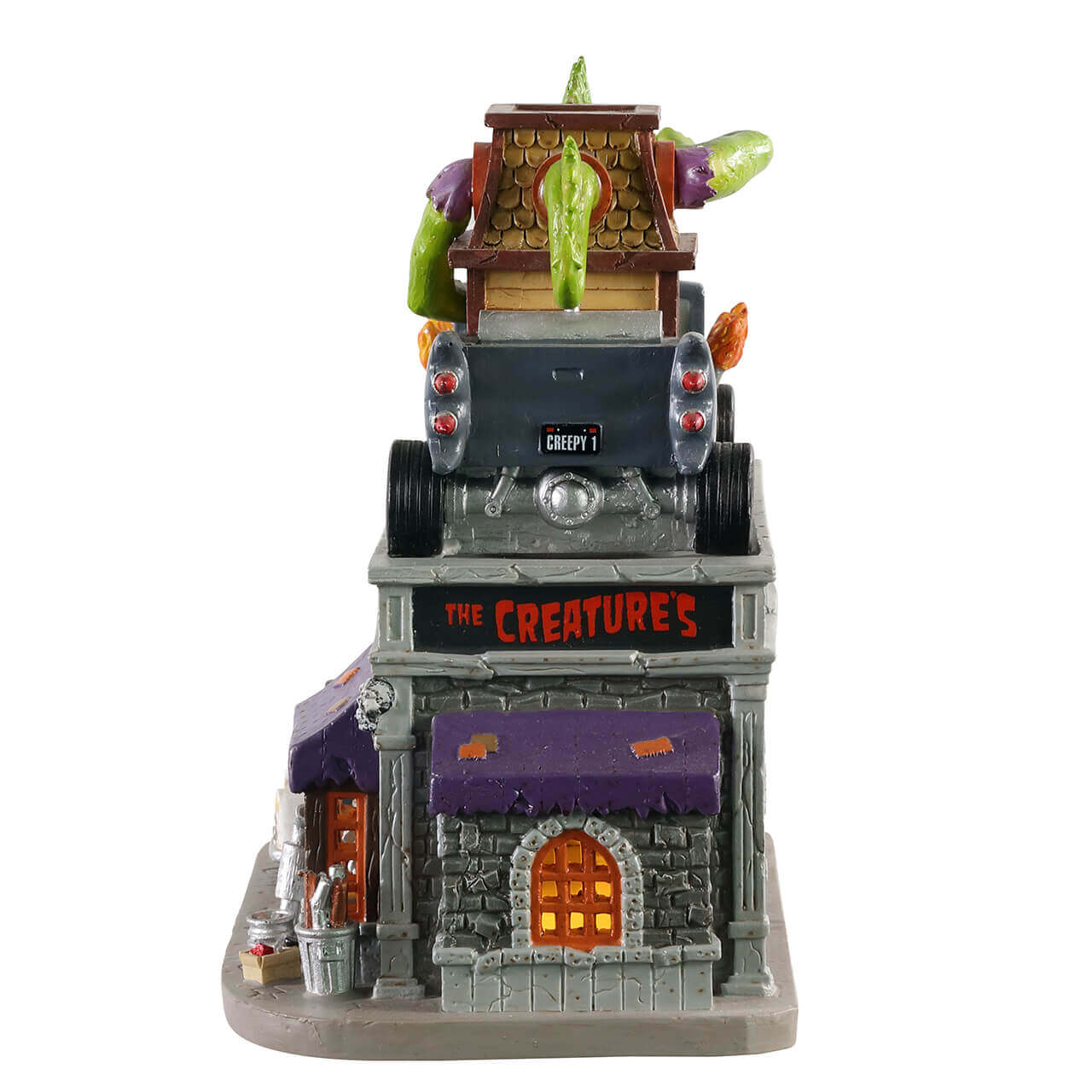 lemax-the-creature-s-custom-hot-rod-shop-spooky-town image 3