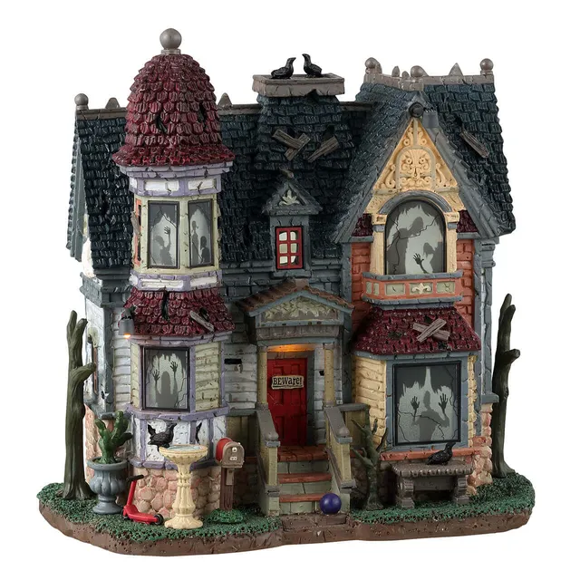 lemax-the-house-of-shadows-spooky-town-haus image 1