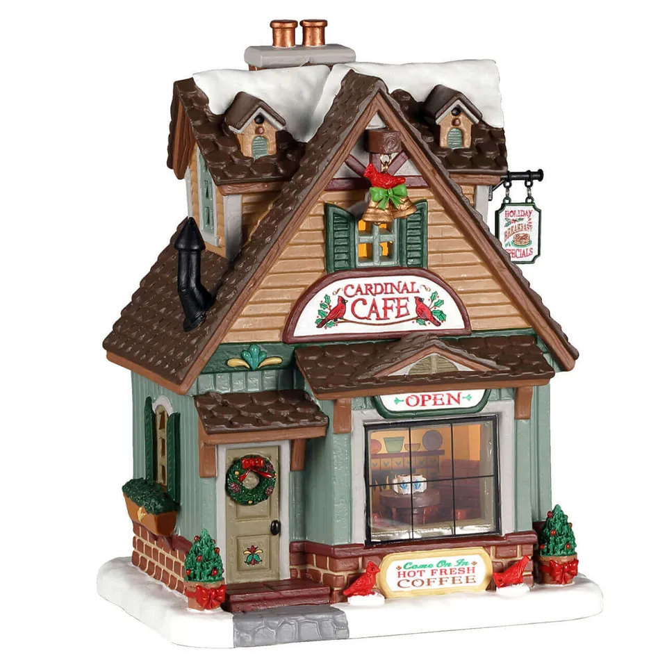 lemax-cardinal-cafe-caddington-village-weihnachtshaus image 1