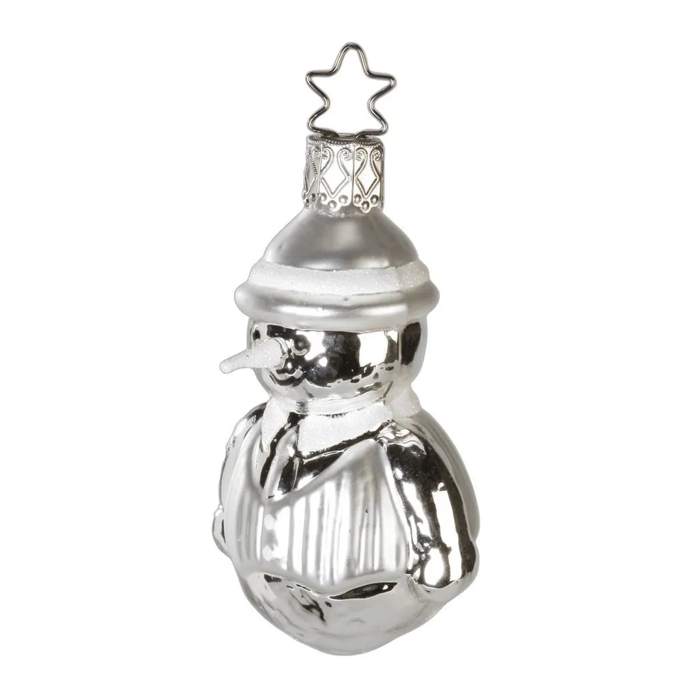 inge-glas-schneemann-christbaumkugel-7-5-cm-silber image 1