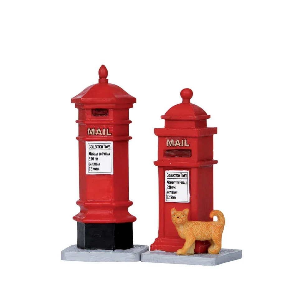 lemax-victorian-mailboxes-miniatur-briefk-sten-set-of-2 image 1