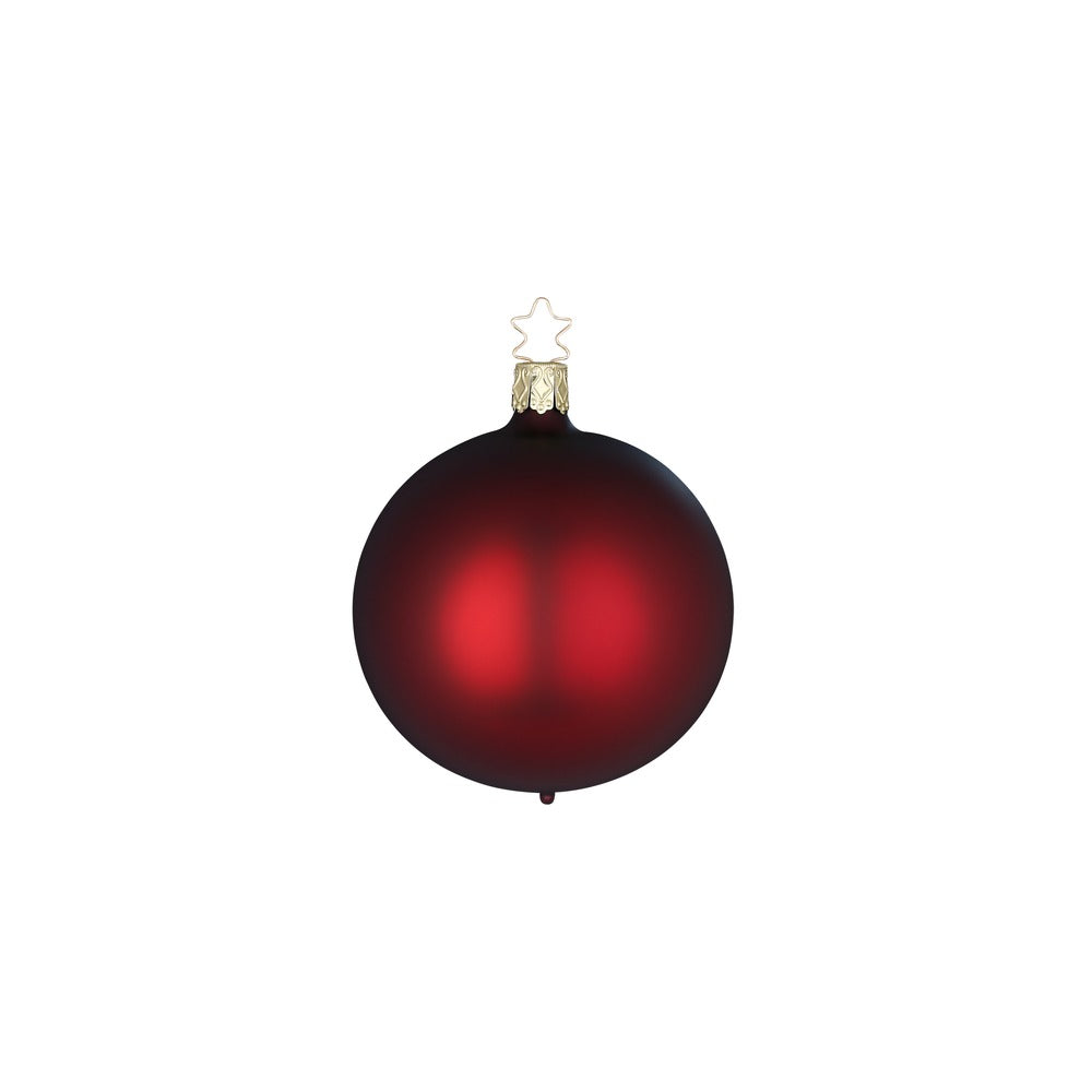 inge-glas-kugeln-imperialrot-matt-christbaumkugel-aus-glas-8-cm image 2