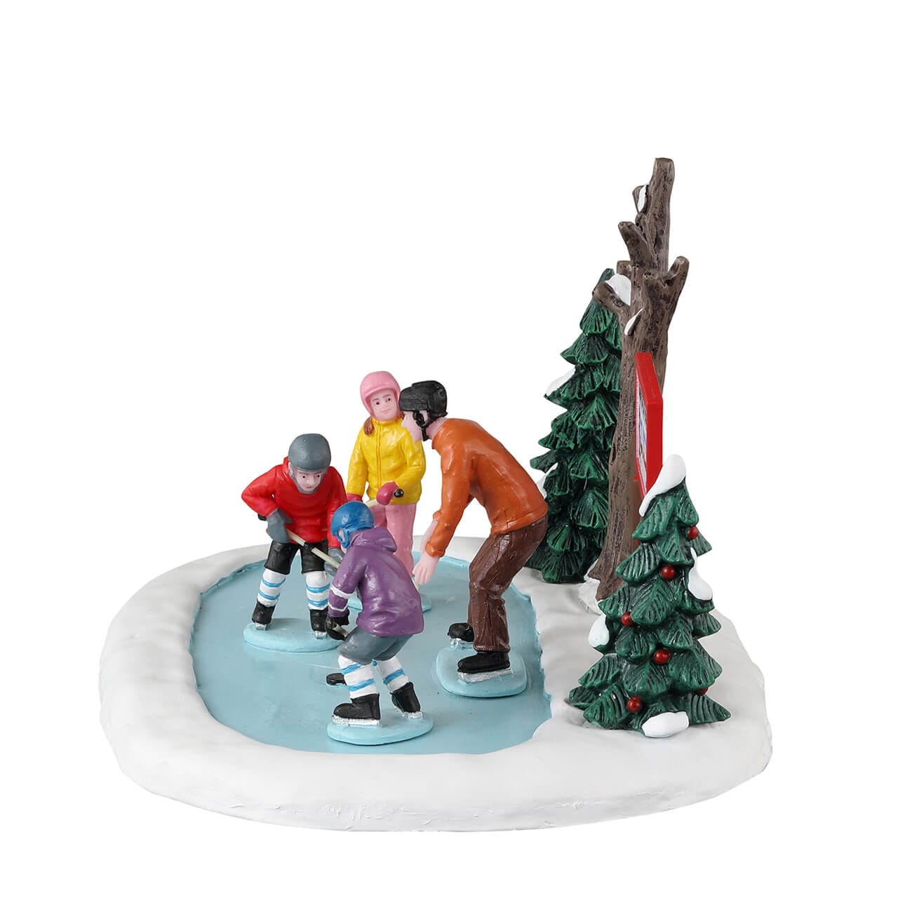 lemax-tiny-tikes-hockey-lessons-vail-village-miniaturszene image 3