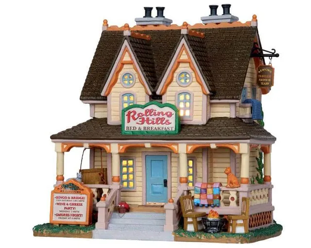 lemax-rolling-hills-bed-breakfast-weihnachtshaus image 1