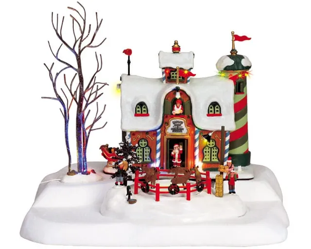 lemax-reindeer-corral-rentier-gehege image 1
