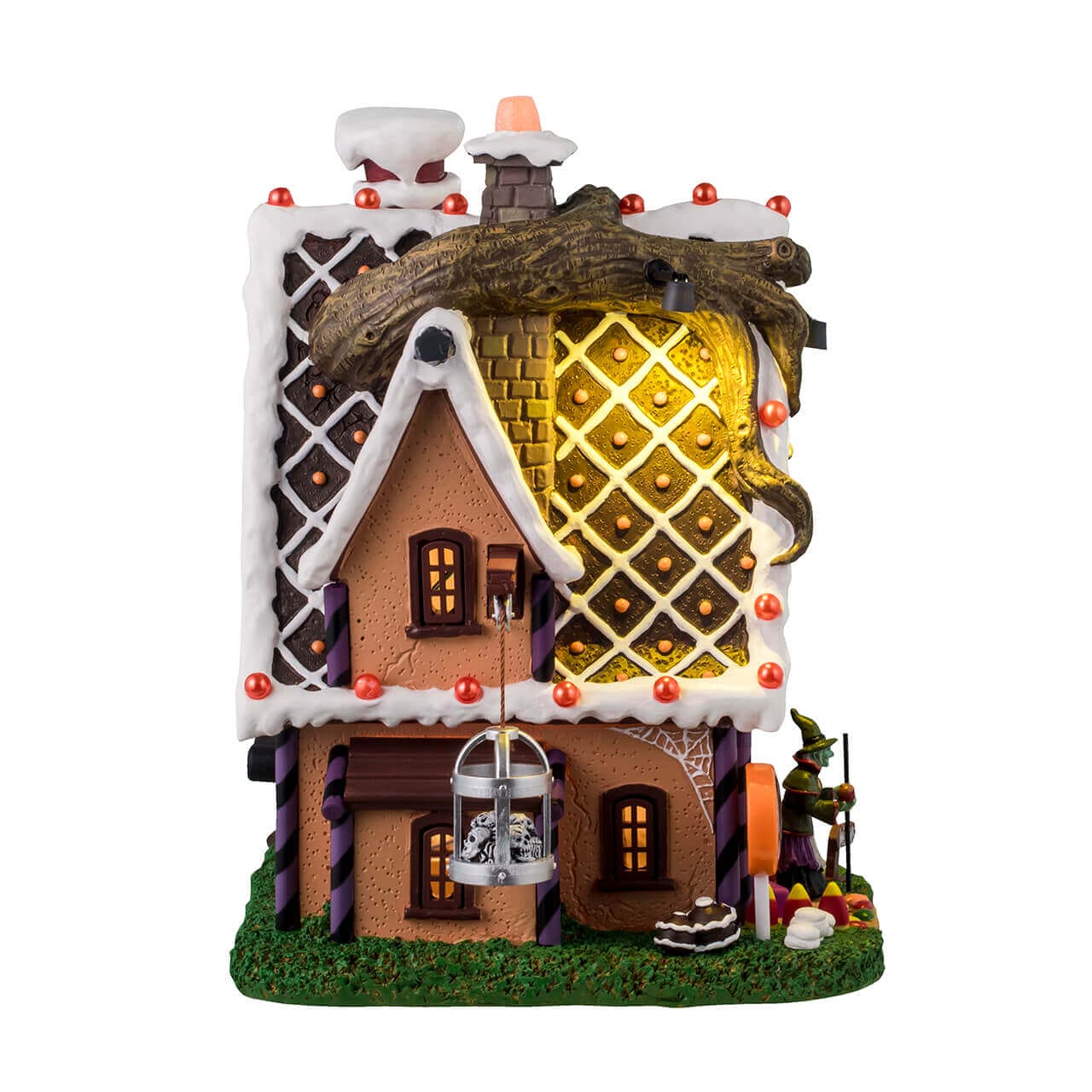 lemax-the-candy-witch-cottage-spooky-town-haus image 2
