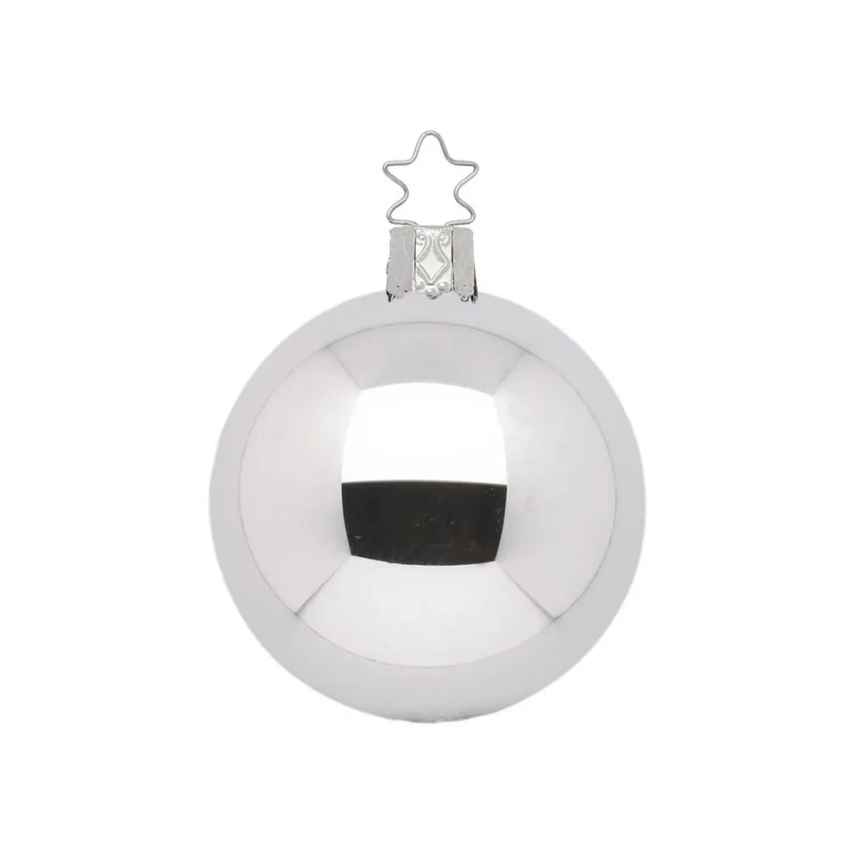 inge-glas-kugel-silber-glanz-christbaumkugel-12-cm image 1