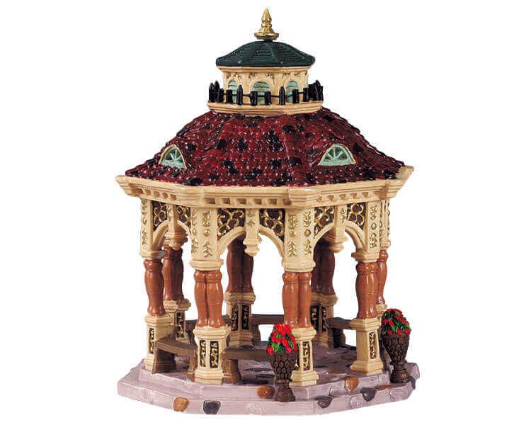 lemax-gilded-gazebo-miniatur-pavillon image 1