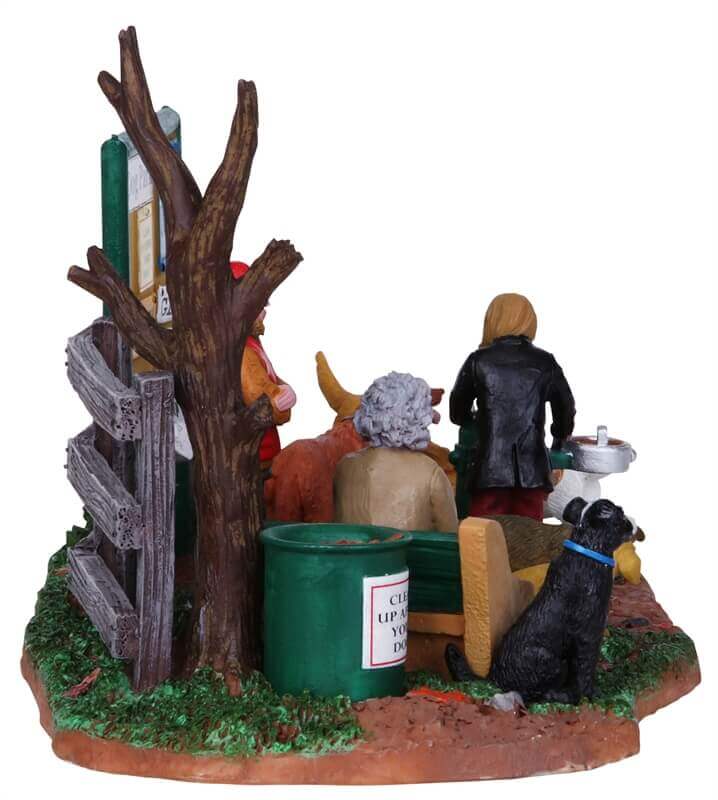 lemax-dog-park-hundepark-miniatur-figurenset image 4