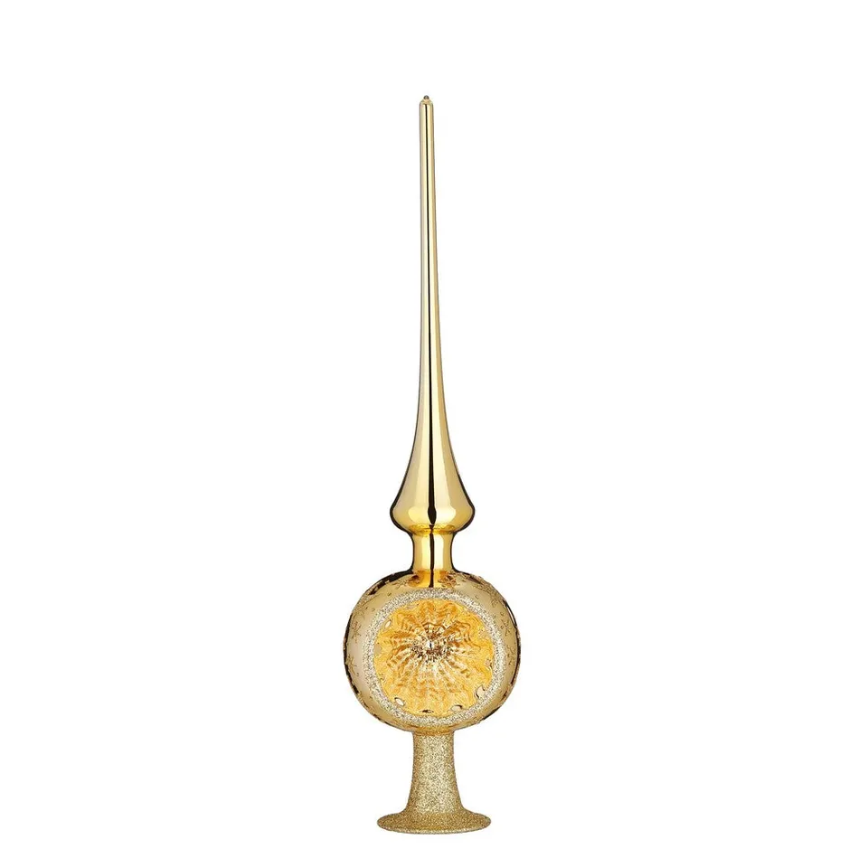 inge-glas-sternenhimmel-baumspitze-inkagold-glanz-33-cm image 1