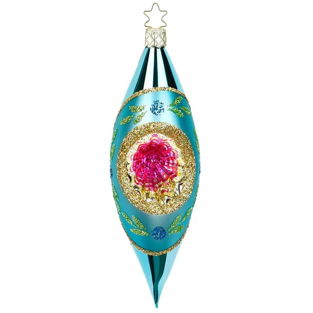 inge-glas-funkelnder-reflex-christbaumkugel-t-rkis-15-cm image 1
