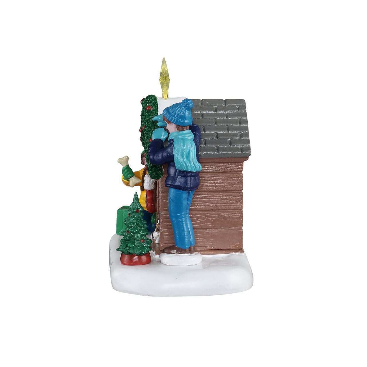 lemax-doghouse-christmas-miniatur-figur-hundeh-tte-mit-hund-mutter-und-kind image 3