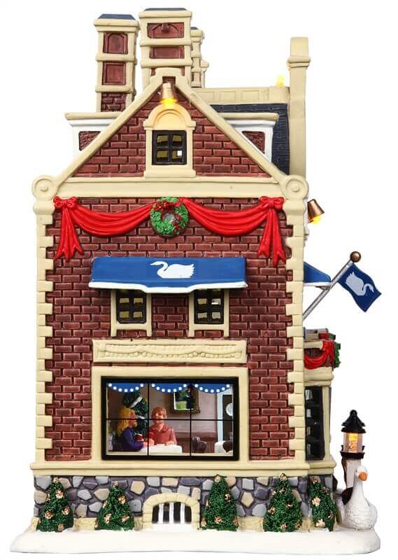 lemax-white-swan-inn-geb-ude-f-r-miniatur-weihnachtsdorf image 2