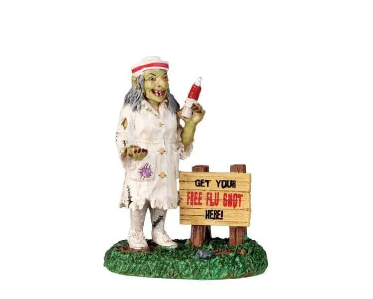 lemax-free-flu-shots-spooky-town-figur image 1