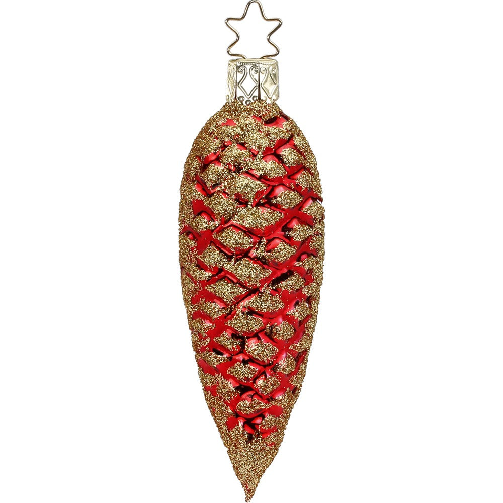 inge-glas-zapfen-christbaumschmuck-aus-glas-11-cm-traditional image 1