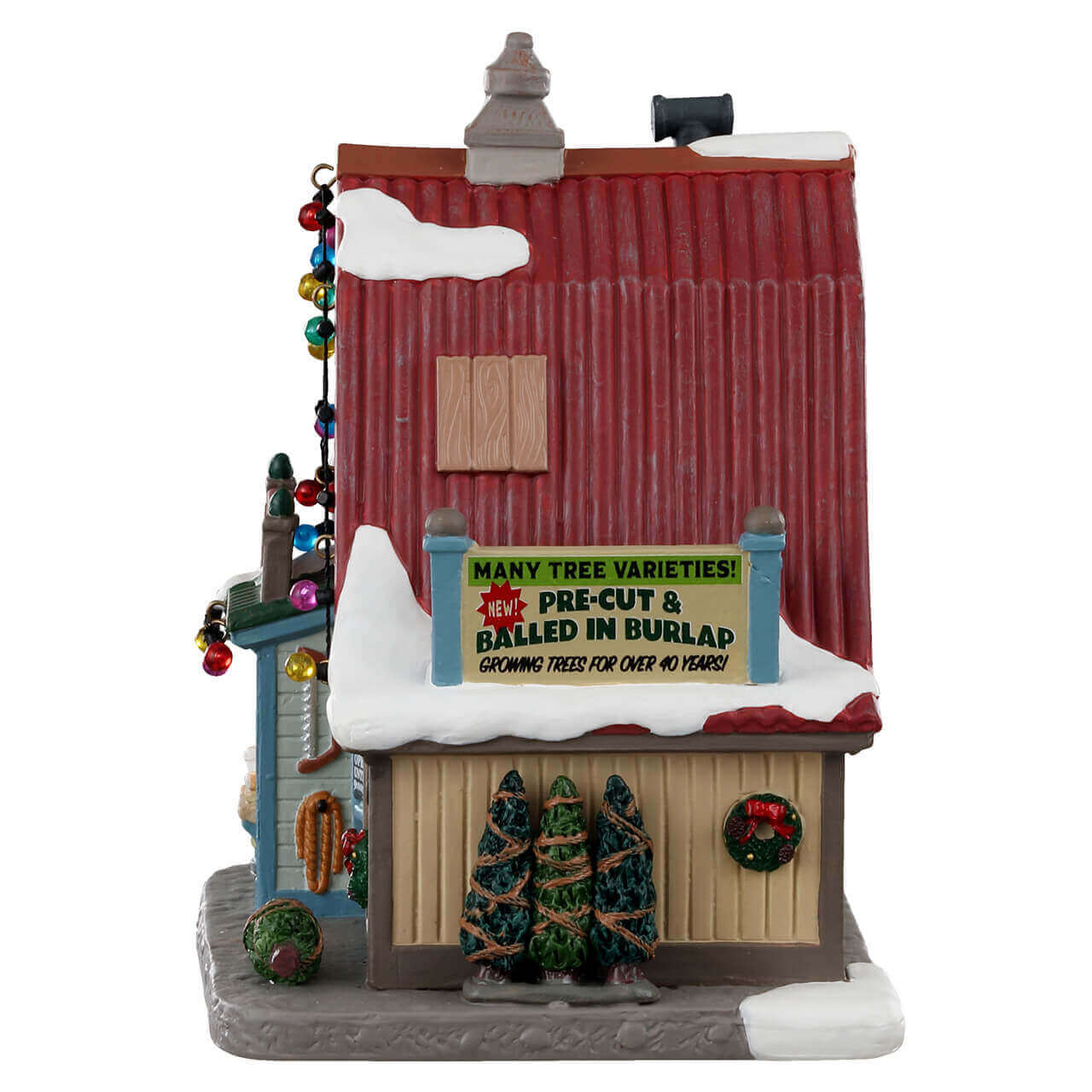 lemax-spruce-hills-tree-farm-beleuchtetes-miniaturhaus image 3