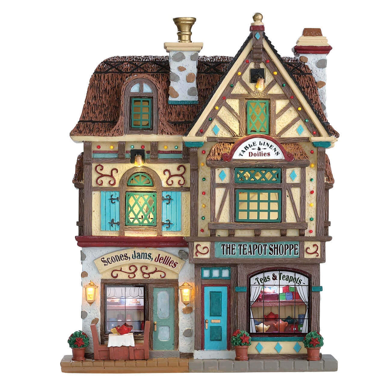 lemax-the-teapot-shoppe-miniaturhaus-beleuchtet image 1